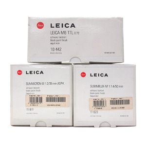 LEICA  M6 TTL 0.72  35mm 50mm black paint  Millennium 3 pieceLEICA, 라이카