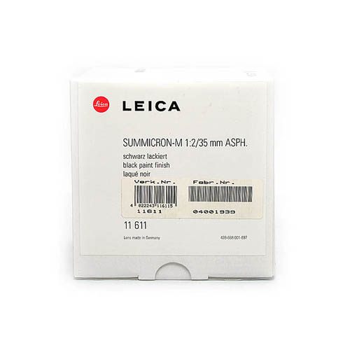 LEICA  35mm F2 ASPH  black paint  ( 신품 )LEICA, 라이카